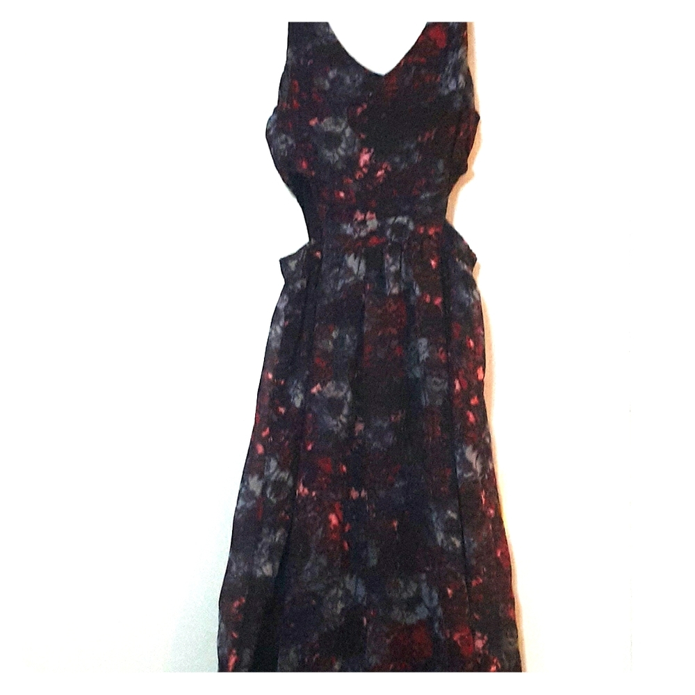 Floral multicolored maxi dress